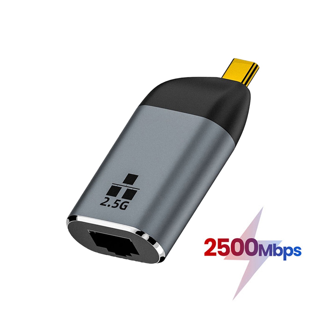 ƺ ǽ ο USB C ̴ , CŸ Ʈ 3-RJ45 LAN CAT7/8 ̺, 2.5G Ʈũ ī , 2500Mbps